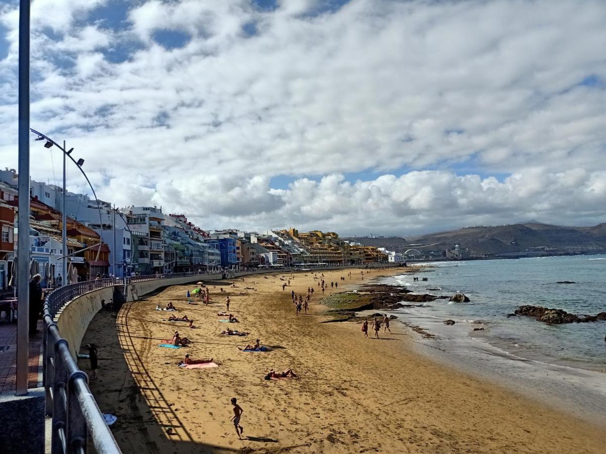 Estudio Vacacional W&G Las Canteras Con Bonitas Vistas Al Mar Las Palmas de Gran Canaria Exteriör bild