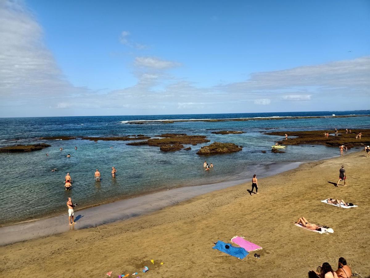 Estudio Vacacional W&G Las Canteras Con Bonitas Vistas Al Mar Las Palmas de Gran Canaria Exteriör bild